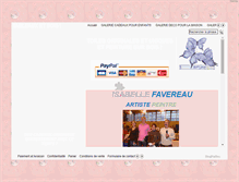 Tablet Screenshot of isabelle-favereau.com